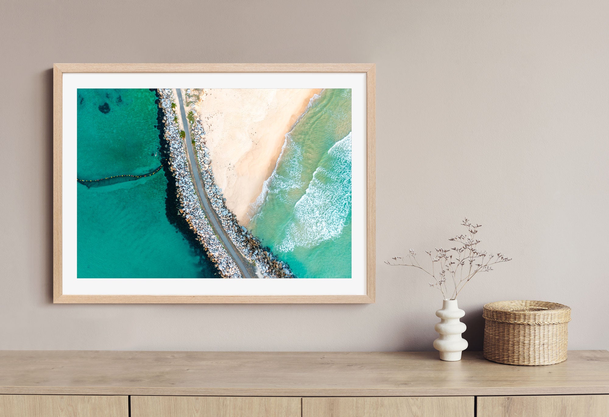 "Breakwall Balance" Photography Print - Belinda Doyle - Australian Photographer & Resin Artist
