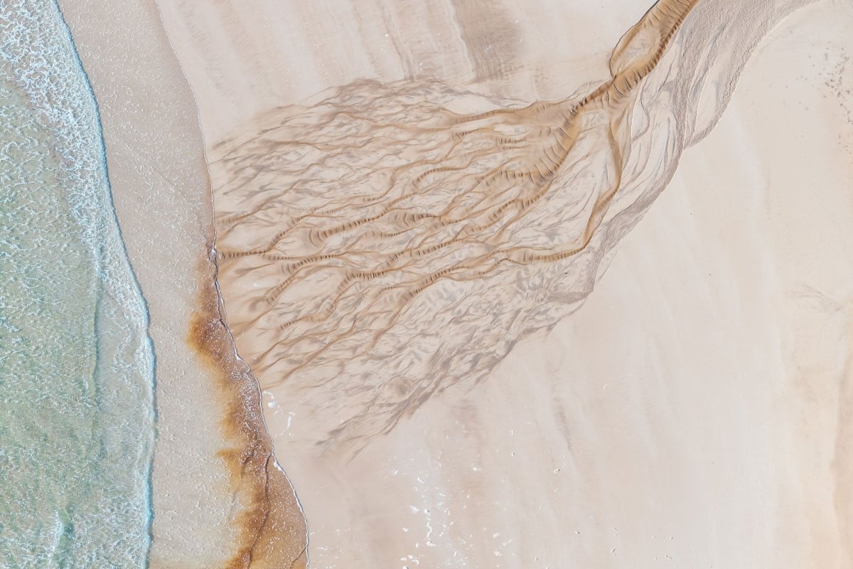 Durras "Coastal Veins" Acrylic Block - Belinda Doyle - Australian Photographer & Resin Artist