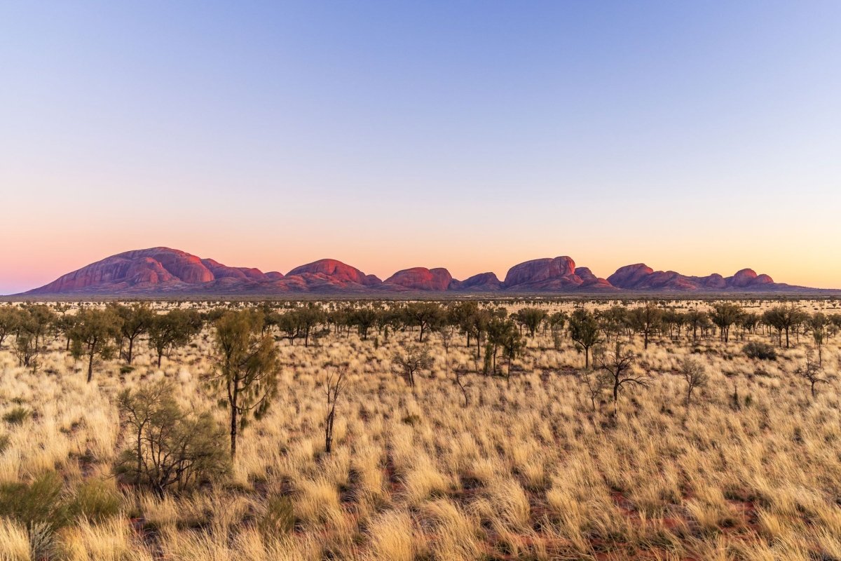 "Desert Glow" Kata Tjuṯa Sunrise Photography Print - Belinda Doyle - Australian Photographer & Resin Artist