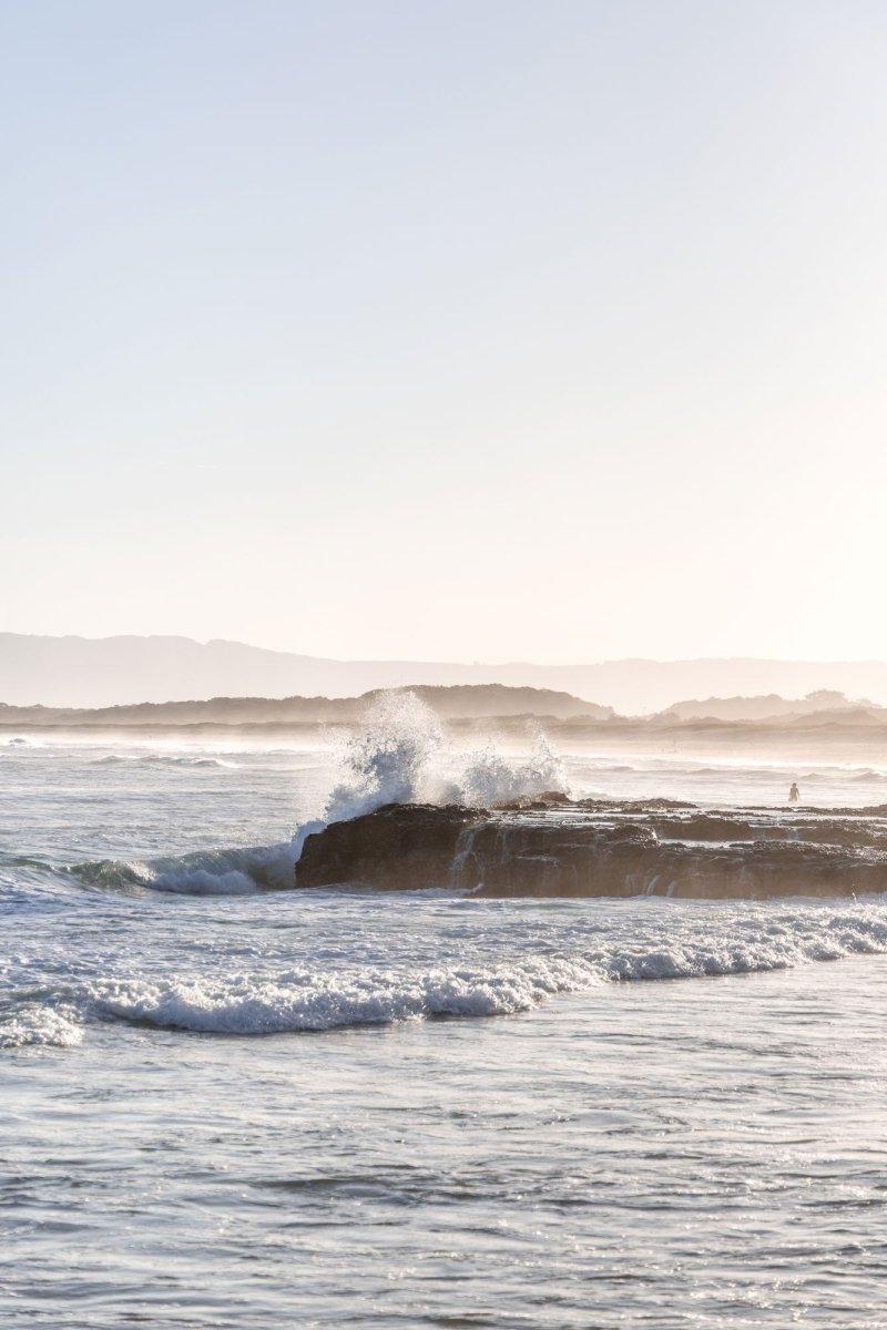 Port Kembla "Golden Wash" Acrylic Block - Belinda Doyle - Australian Photographer & Resin Artist