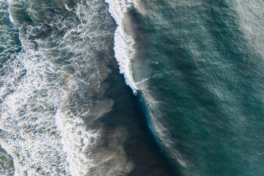 "Green Glass Surf" Photography Print