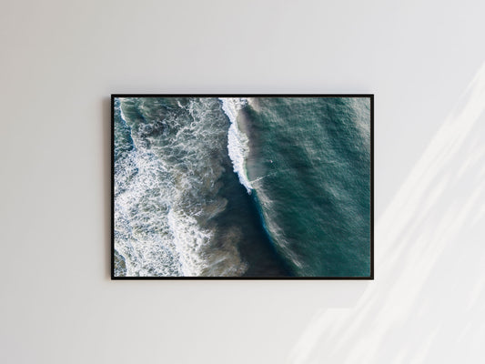 "Green Glass Surf" Photography Print