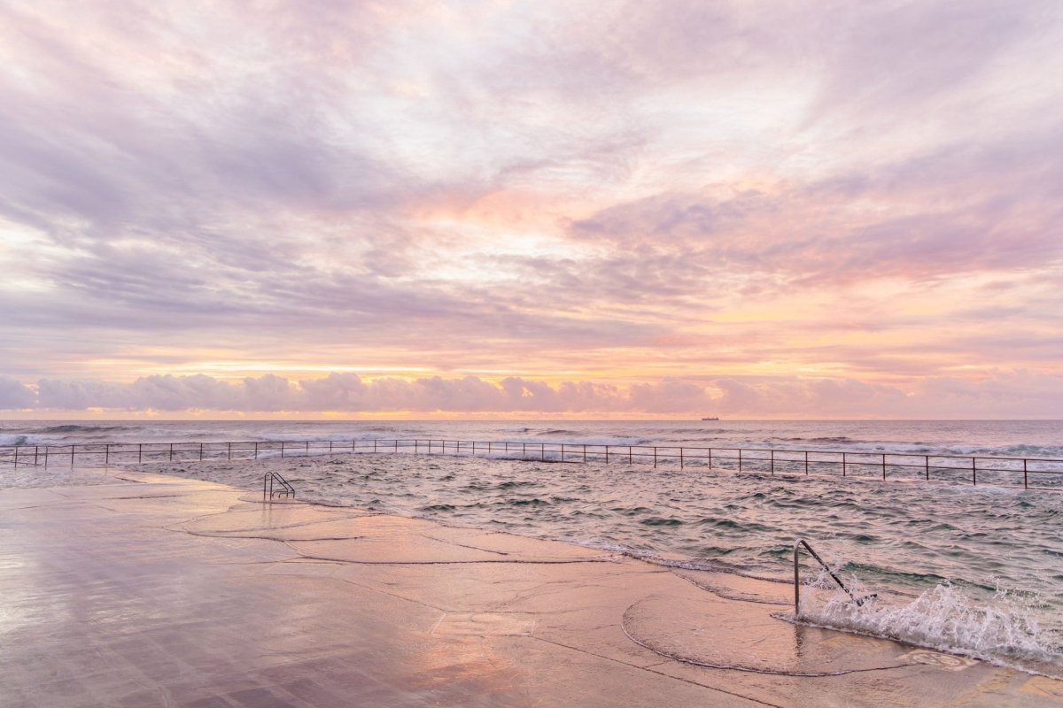 "High Tide, Soft Sky" Photography Print - Belinda Doyle - Australian Photographer & Resin Artist