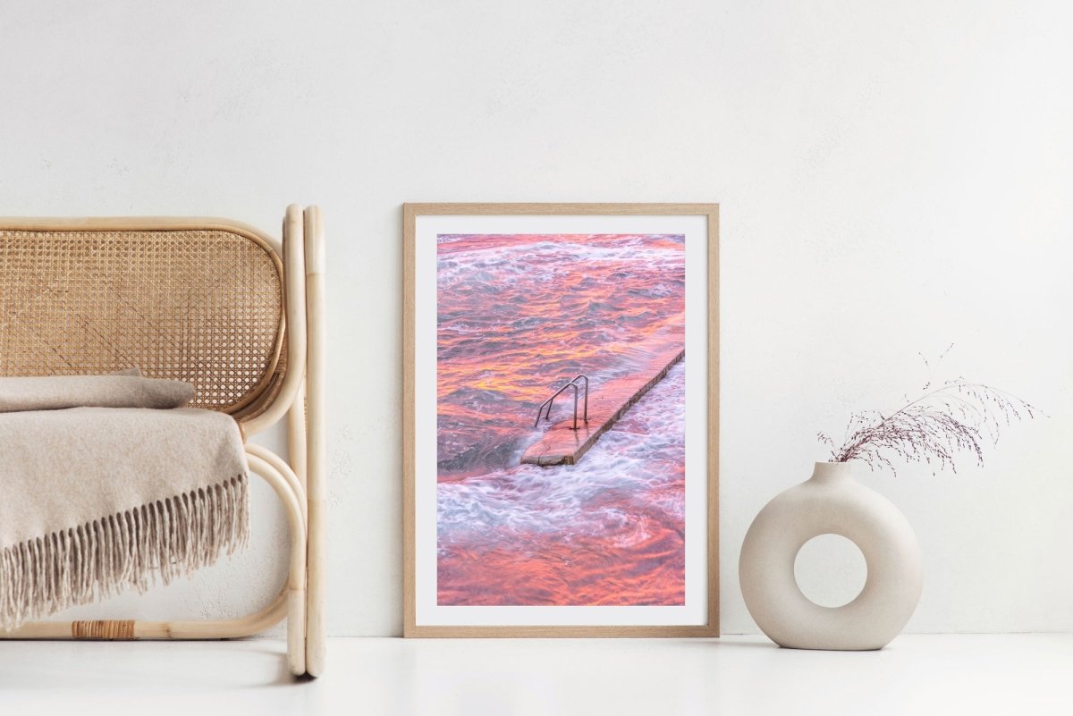 "Pink Descent" Photography Print - Belinda Doyle - Australian Photographer & Resin Artist