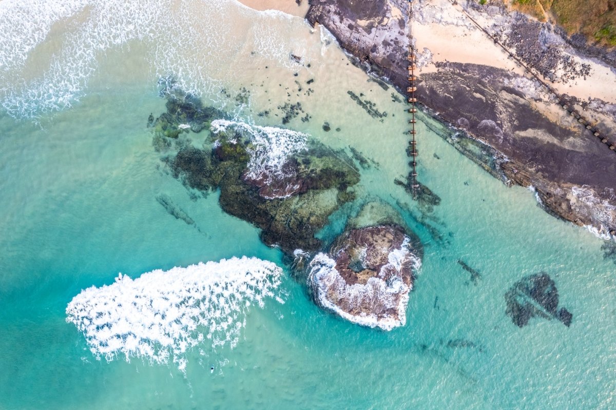 Port Kembla "Pipeline Perspective" Acrylic Block - Belinda Doyle - Australian Photographer & Resin Artist
