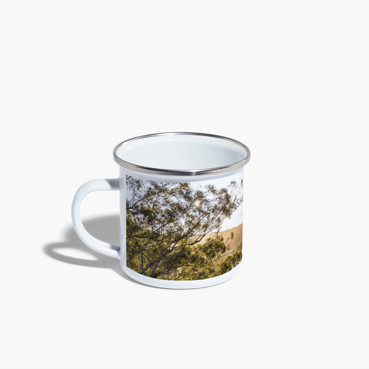 Shoalhaven Enamel Camping Mug - Belinda Doyle - Australian Photographer & Resin Artist