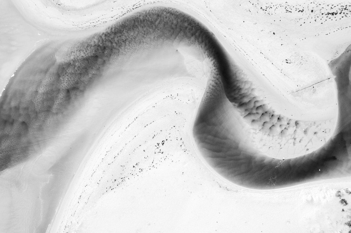 "Sand & Shadow" BW Photography Print - Belinda Doyle - Australian Photographer & Resin Artist