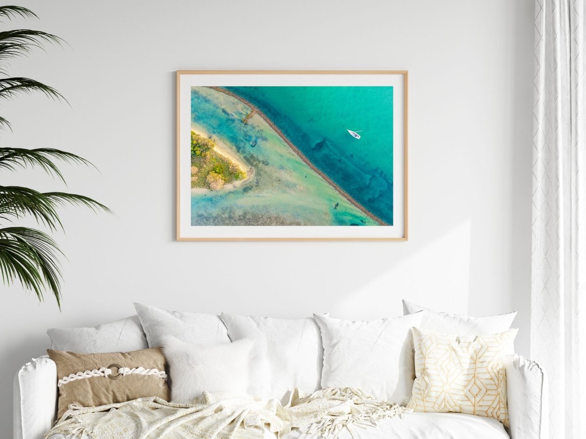 "Sapphire Serenity" Photography Print - Belinda Doyle - Australian Photographer & Resin Artist
