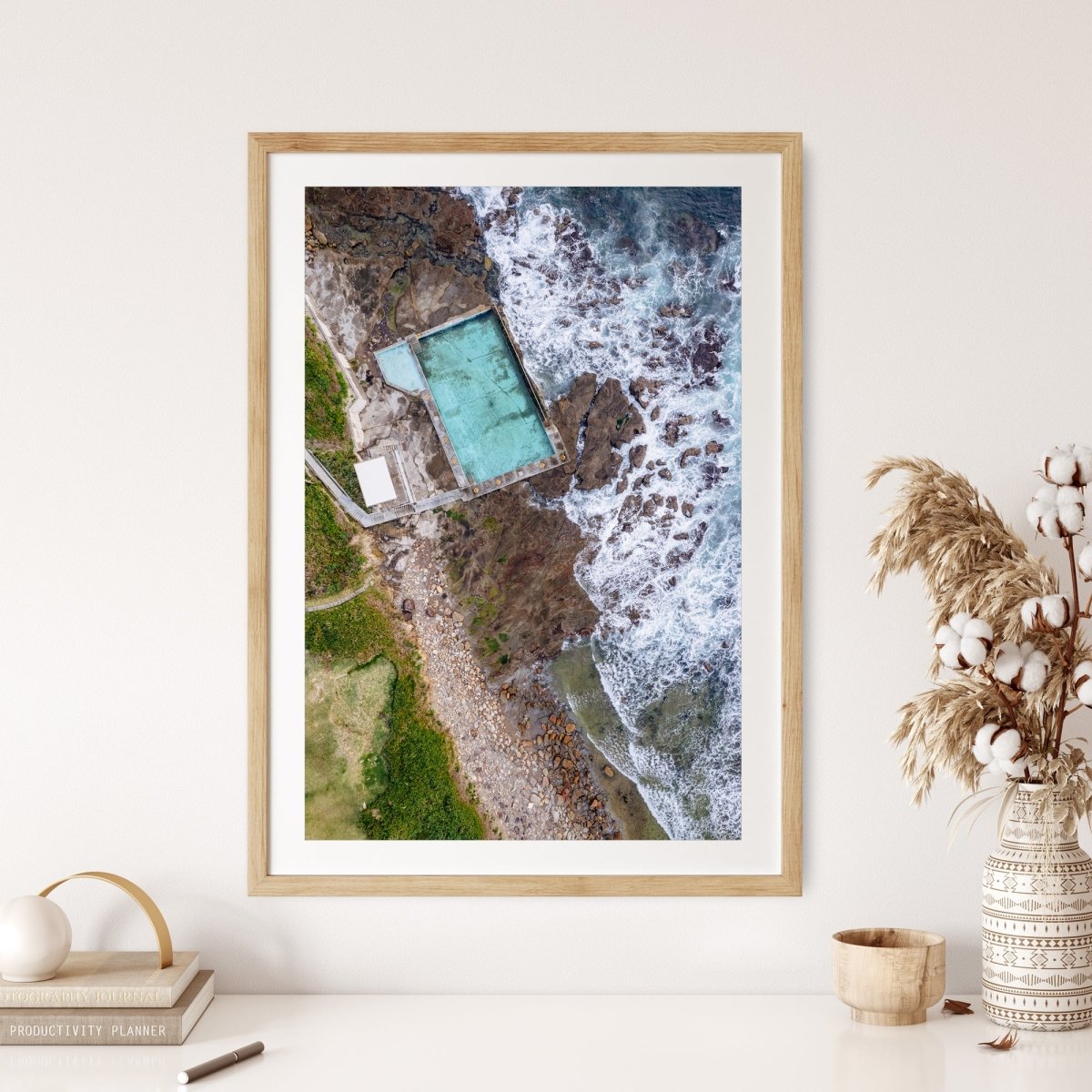"Shoreline Geometry" Photography Print - Belinda Doyle - Australian Photographer & Resin Artist