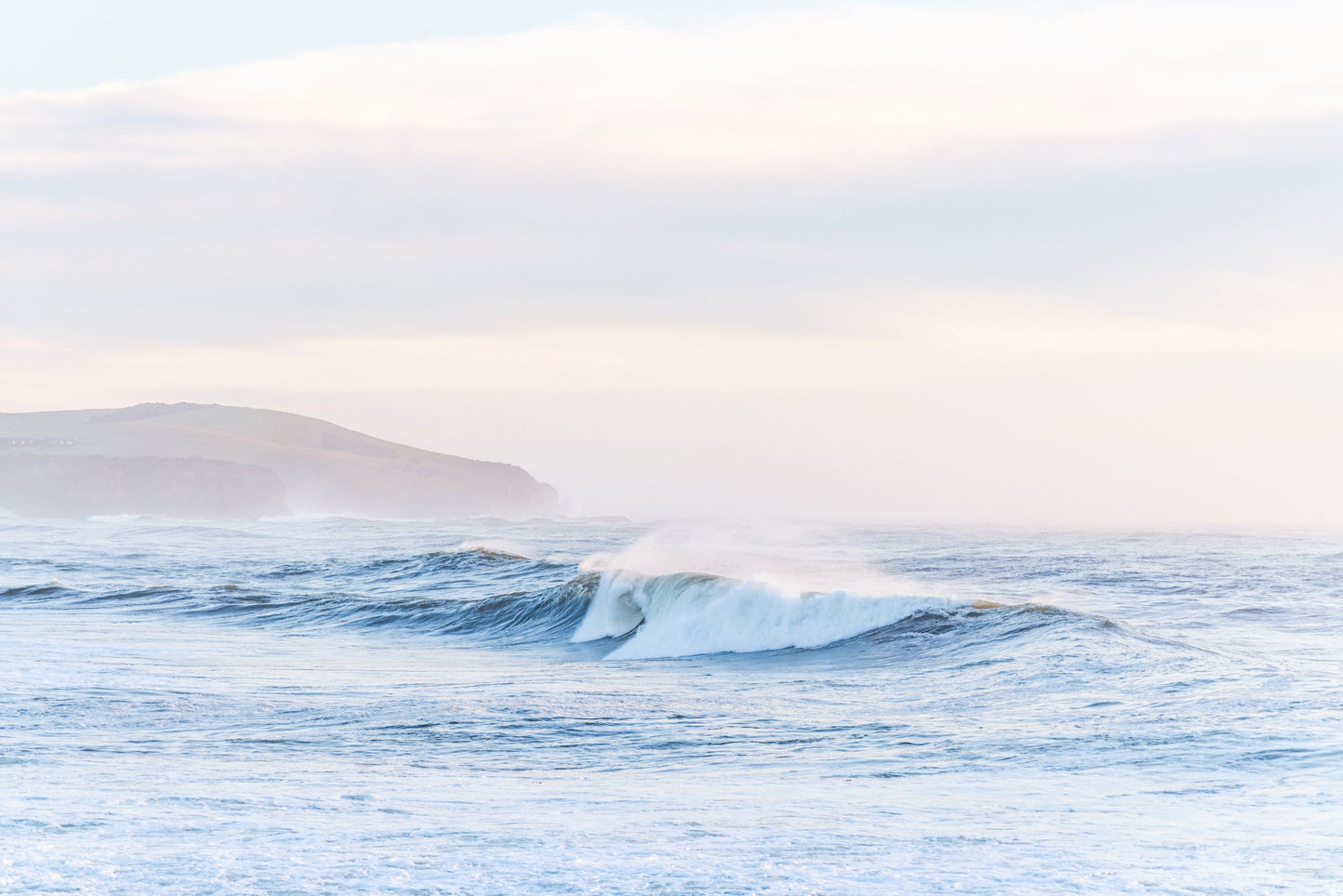 Gerringong "Soft Seascape" Acrylic Block