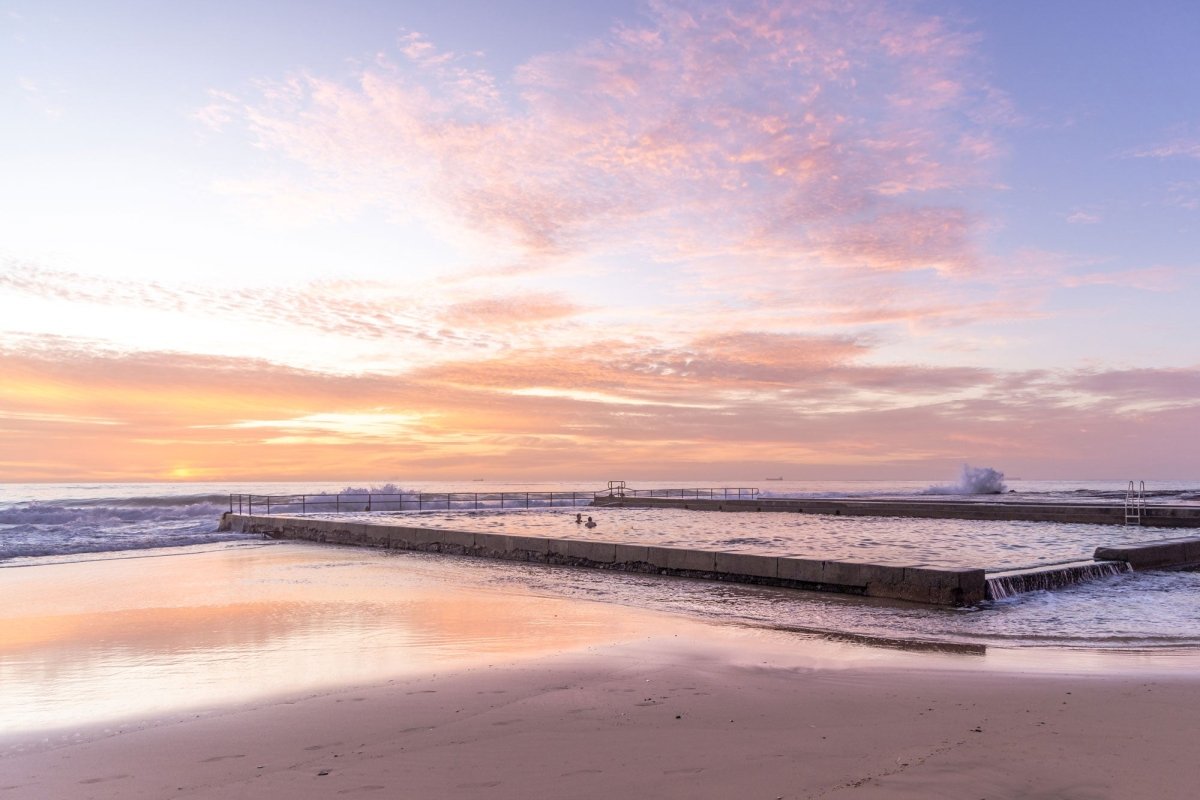 Austinmer "Sunrise Spill" Acrylic Block - Belinda Doyle - Australian Photographer & Resin Artist