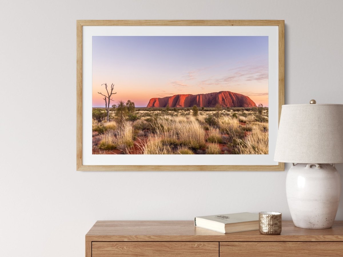 "Sunrise Stage" Uluru Sunrise Photography Print - Belinda Doyle - Australian Photographer & Resin Artist