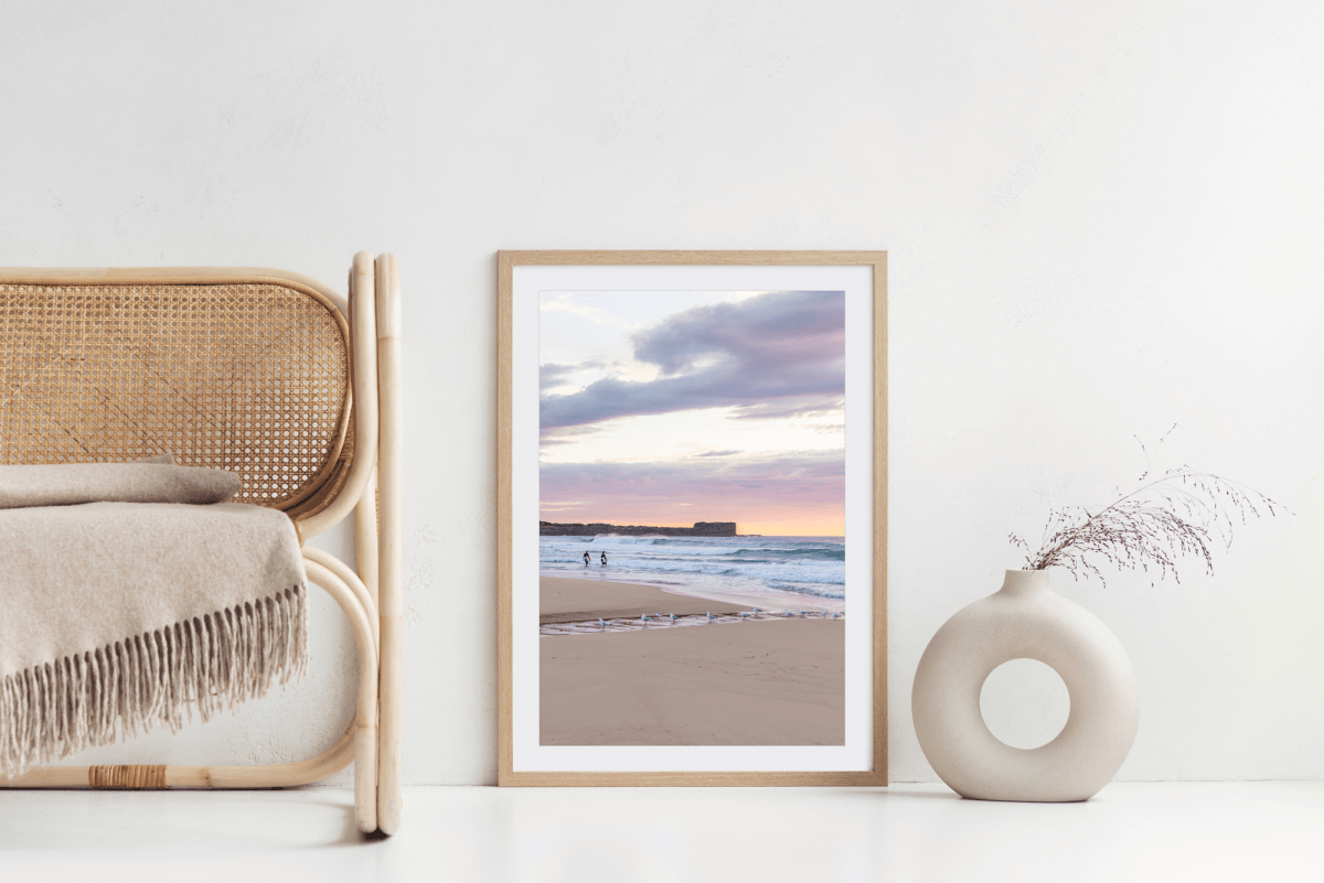 "Surfers & Seagulls" Photography Print - Belinda Doyle - Australian Photographer & Resin Artist