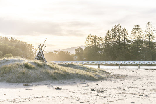 Gerroa "Teepee Twilight" Acrylic Block