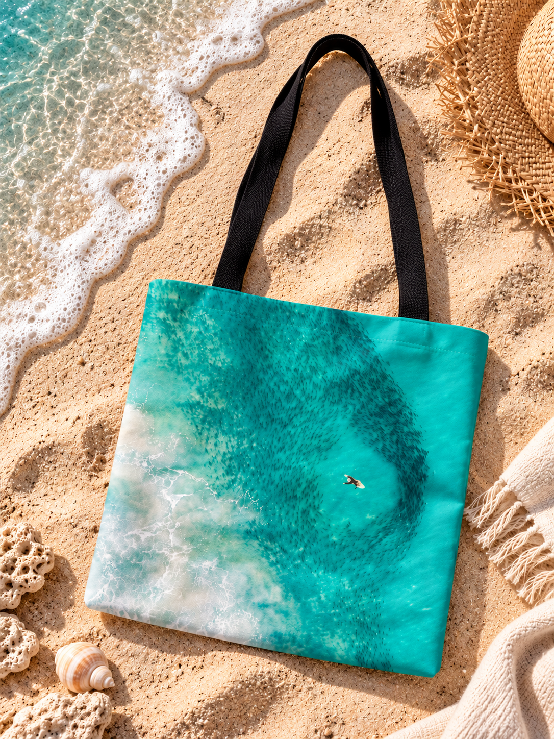 Bait Ball Ballet Beach Bag - Narrawallee - Belinda Doyle - Australian Photographer & Resin Artist