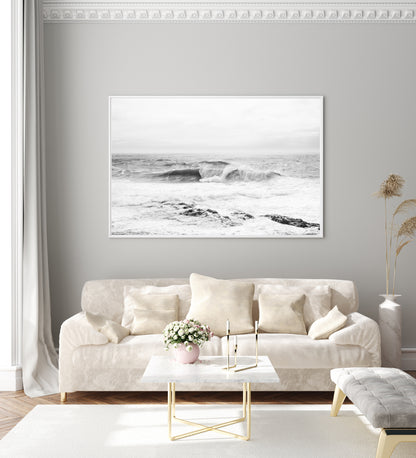 "Angry Seas"" BW Photography Print