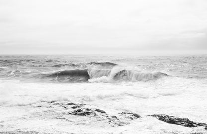 "Angry Seas"" BW Photography Print