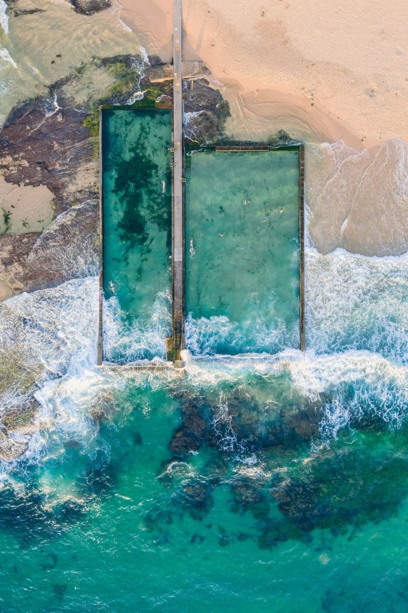Austinmer "Aqua Austi" Acrylic Block - Belinda Doyle - Australian Photographer & Resin Artist