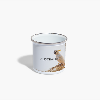 Australia Enamel Camping Mug