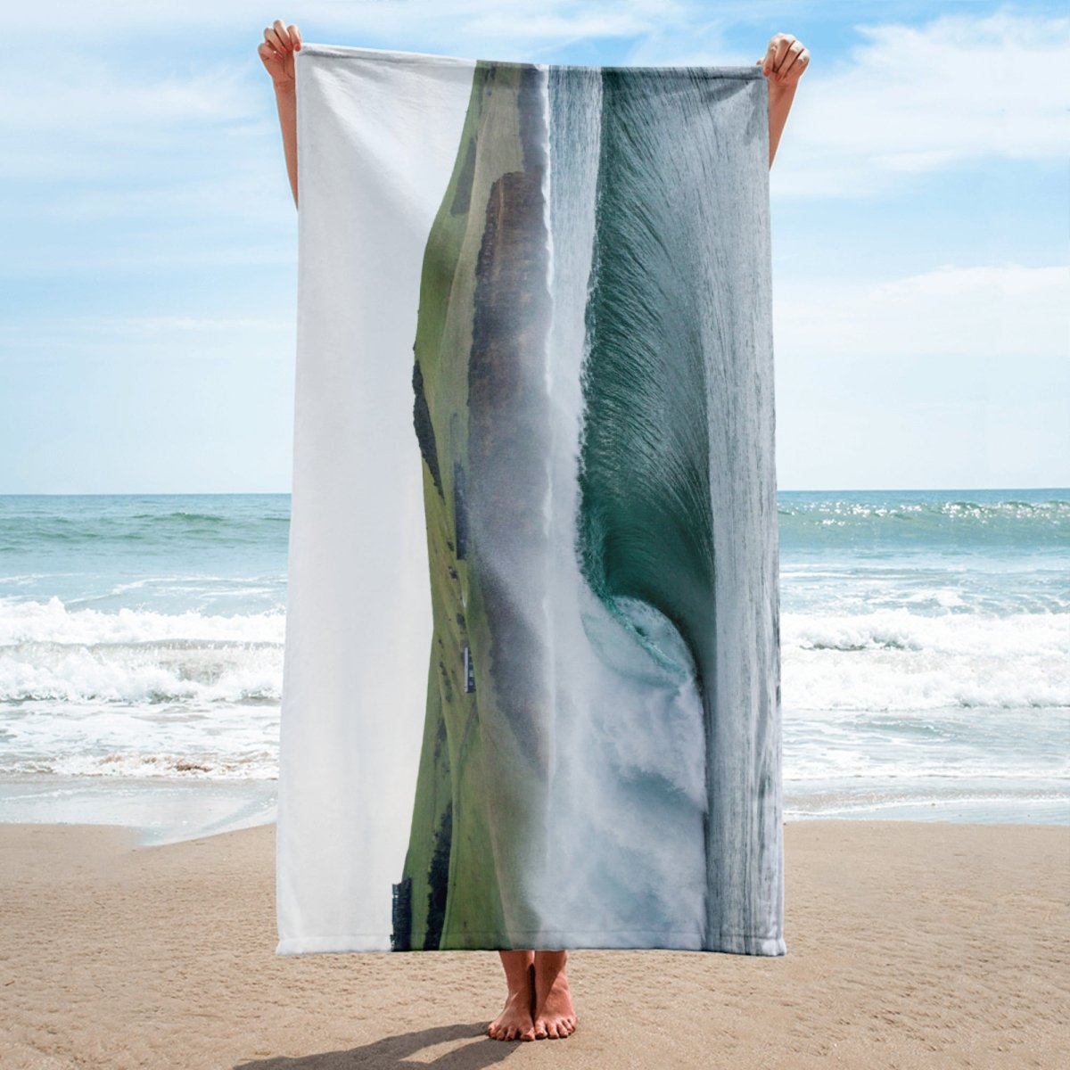 Werri Roll Microfibre Beach Towel - Belinda Doyle - Australian Photographer & Resin Artist