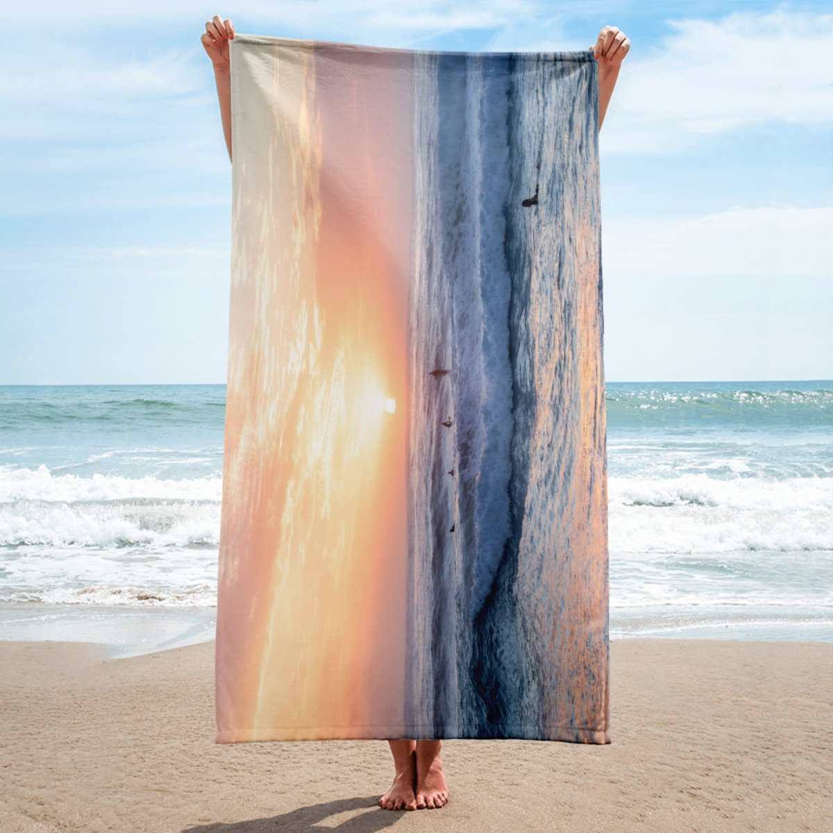 Day Break Microfibre Beach Towel - Belinda Doyle - Australian Photographer & Resin Artist