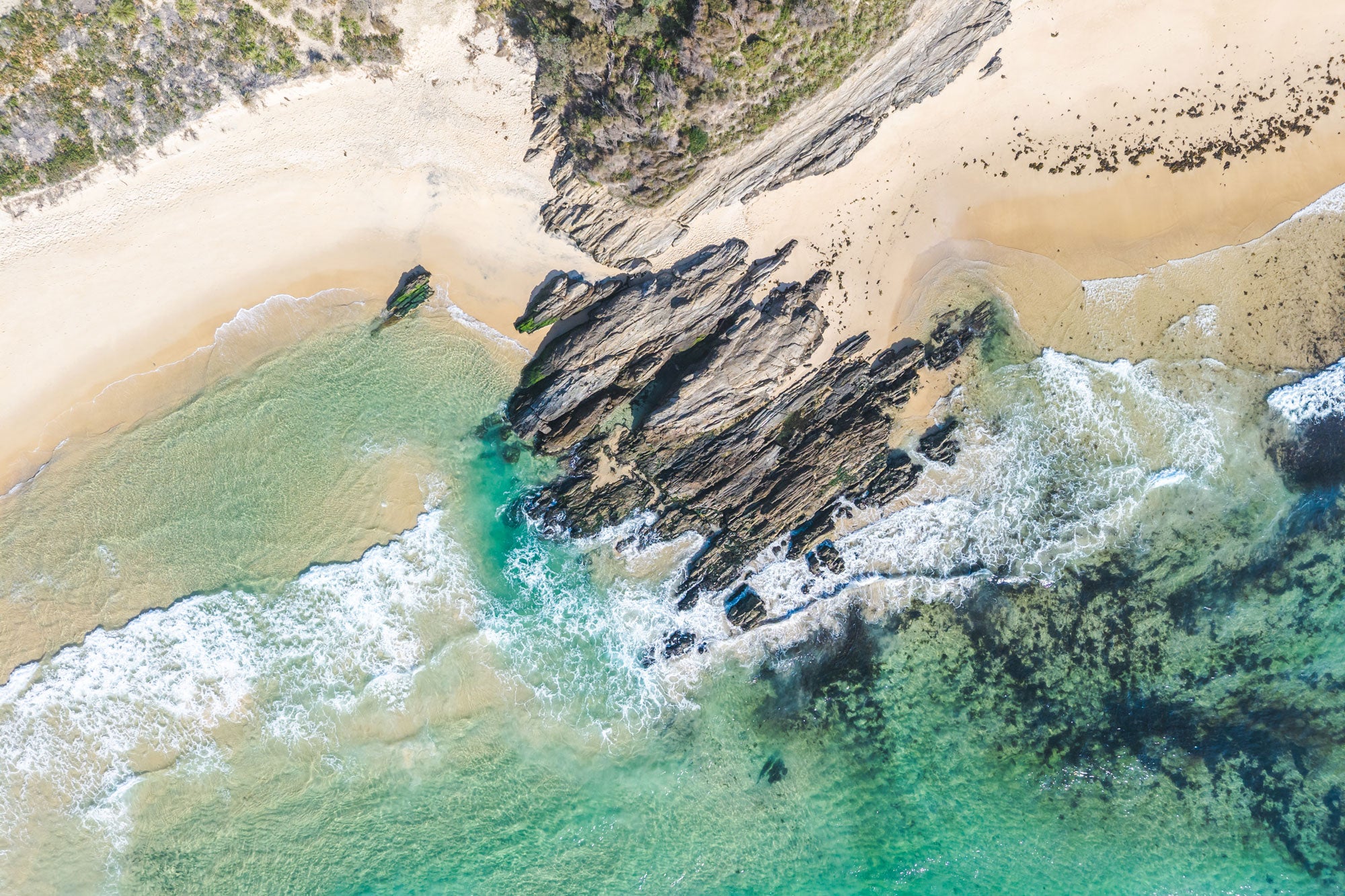 "Beachcomber Top Down" Photography Print - Belinda Doyle - Australian Photographer & Resin Artist
