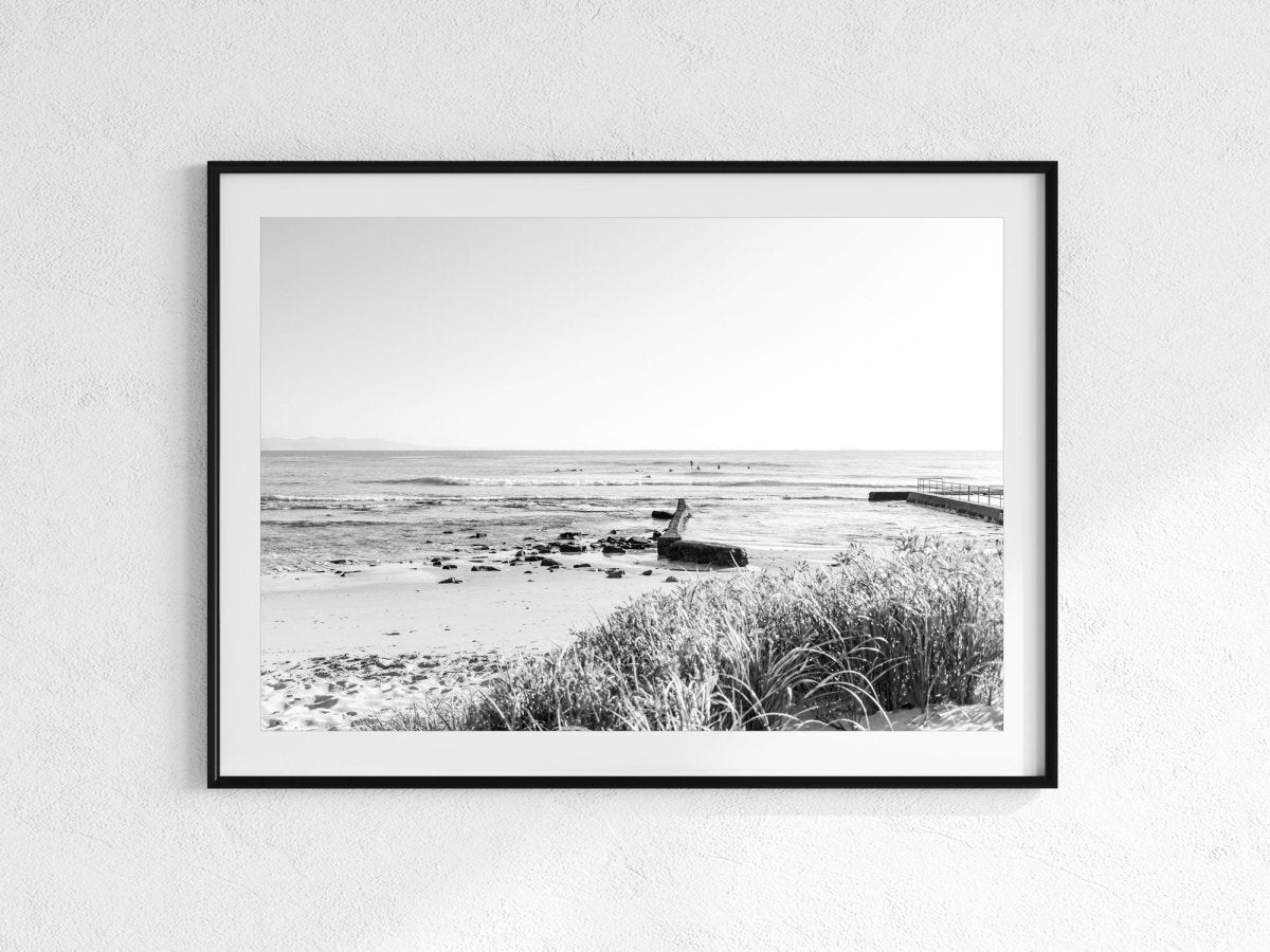 "Bellambi Bloom" BW Photography Print - Belinda Doyle - Australian Photographer & Resin Artist