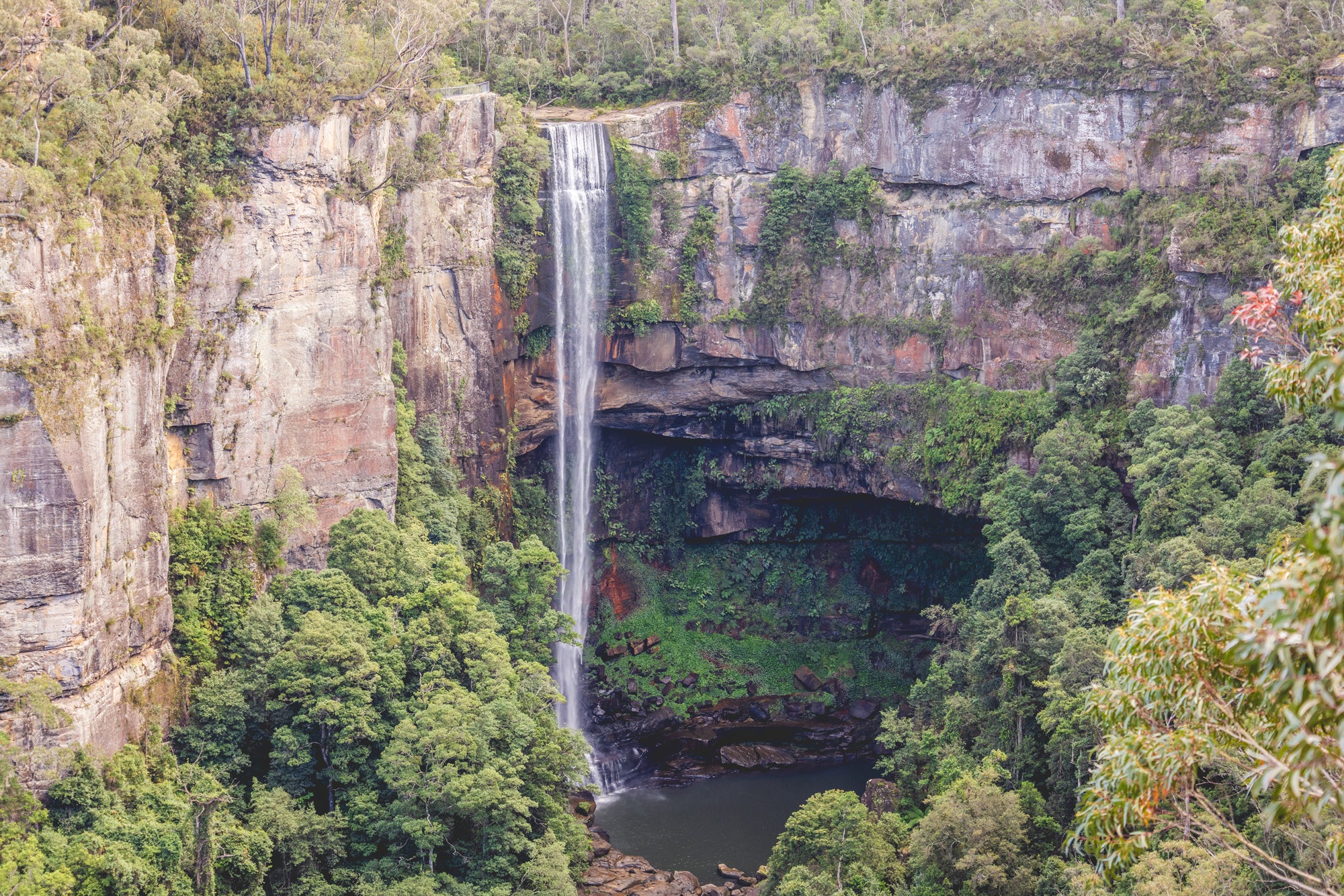 Belmore Falls "Belmore Textures" Acrylic Block - Belinda Doyle - Australian Photographer & Resin Artist