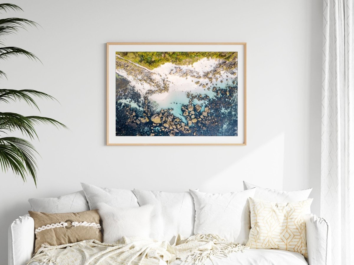 "Bogey Hole Top Down" Photography Print - Belinda Doyle - Australian Photographer & Resin Artist