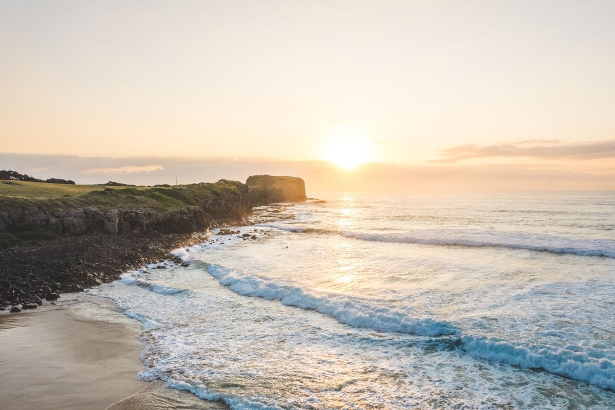 Kiama "Bombo Mornings" Acrylic Block