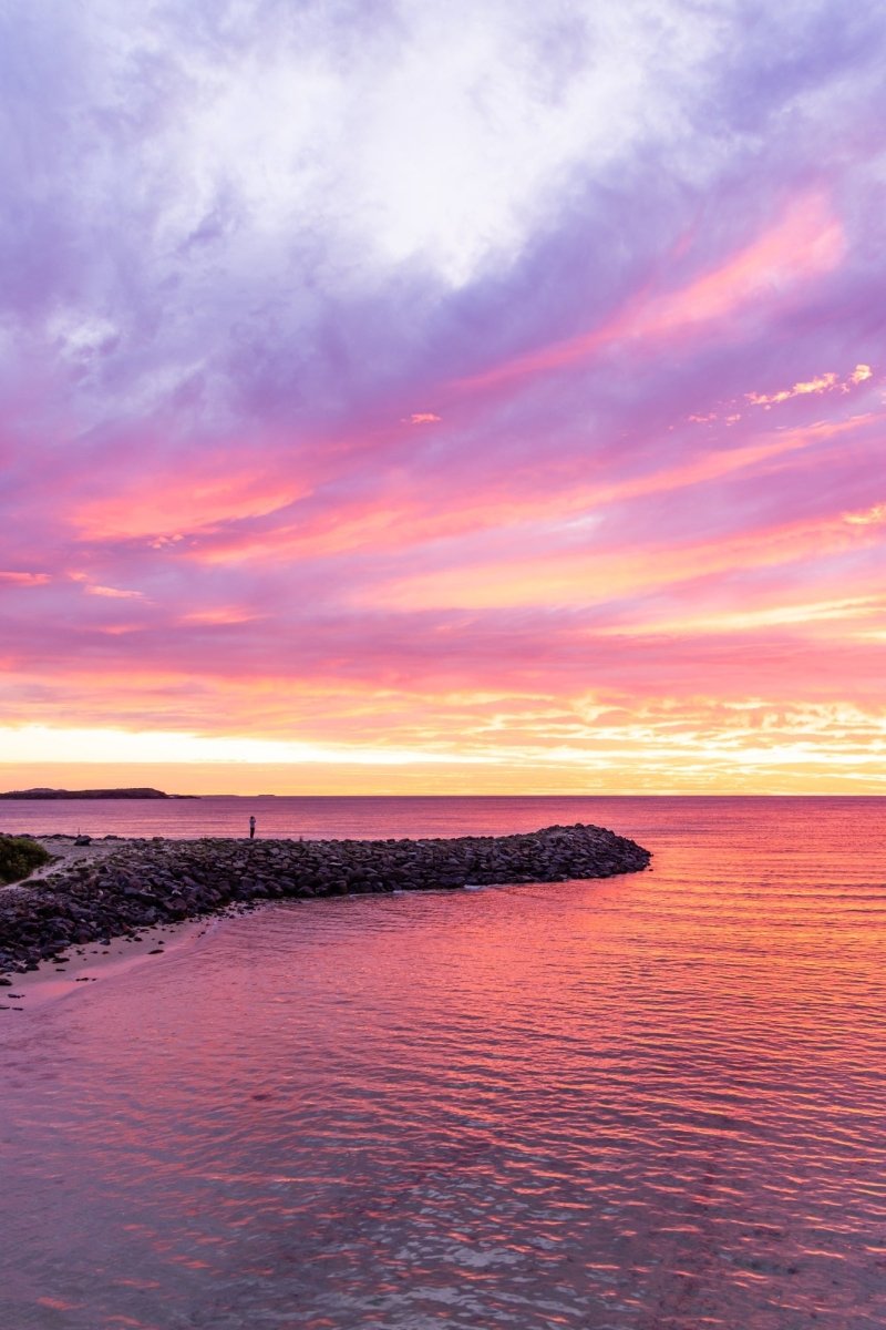 Shellharbour "Bubblegum Sky" Acrylic Block - Belinda Doyle - Australian Photographer & Resin Artist