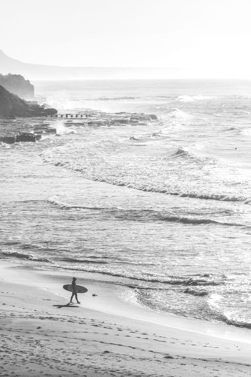 "Coledale Silhouette" BW Photography Print - Belinda Doyle - Australian Photographer & Resin Artist