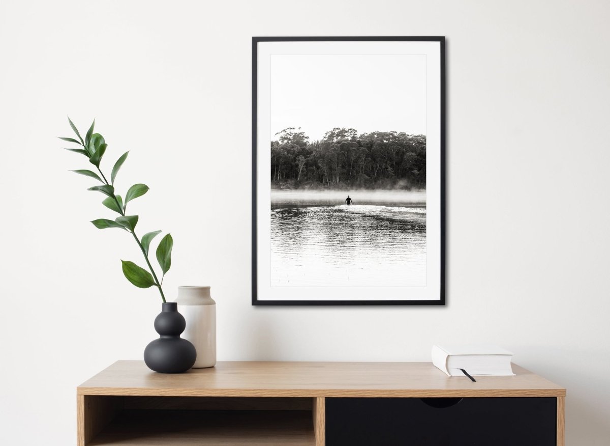 "Crossing to Mystics" BW Photography Print - Belinda Doyle - Australian Photographer & Resin Artist