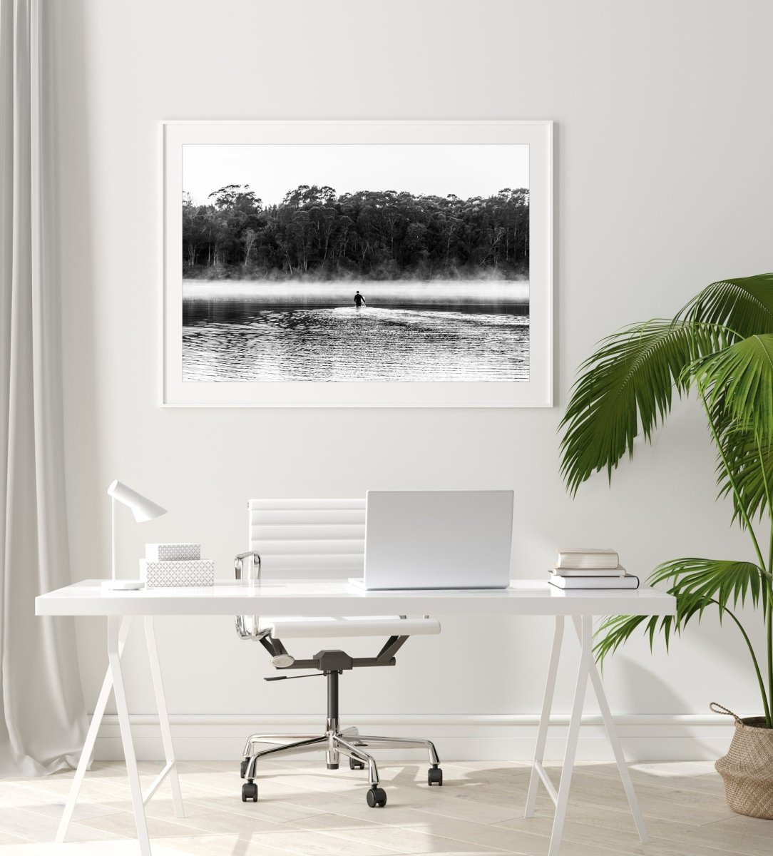 "Crossing to Mystics" BW Photography Print - Belinda Doyle - Australian Photographer & Resin Artist