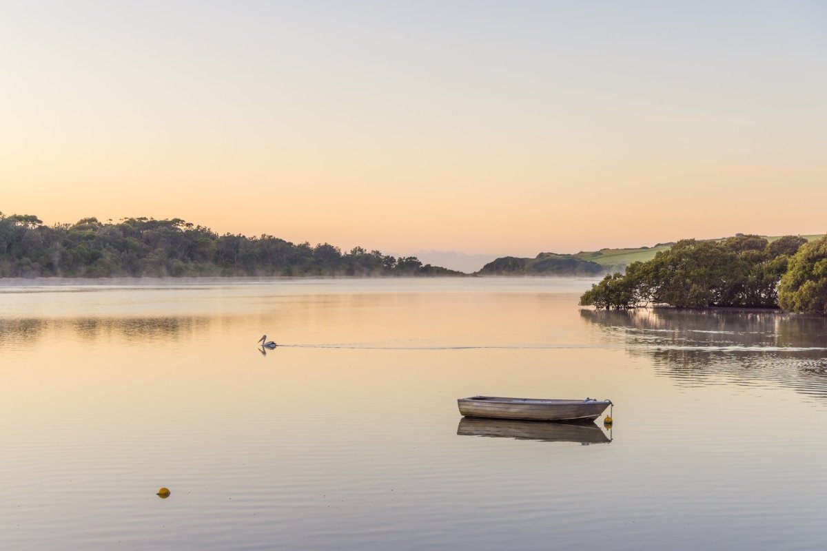 Minnamurra "Dawn on the River" Acrylic Block - Belinda Doyle - Australian Photographer & Resin Artist