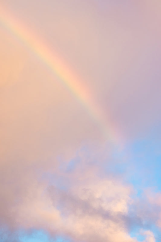 Kiama "Fairy Floss Rainbow" Acrylic Block