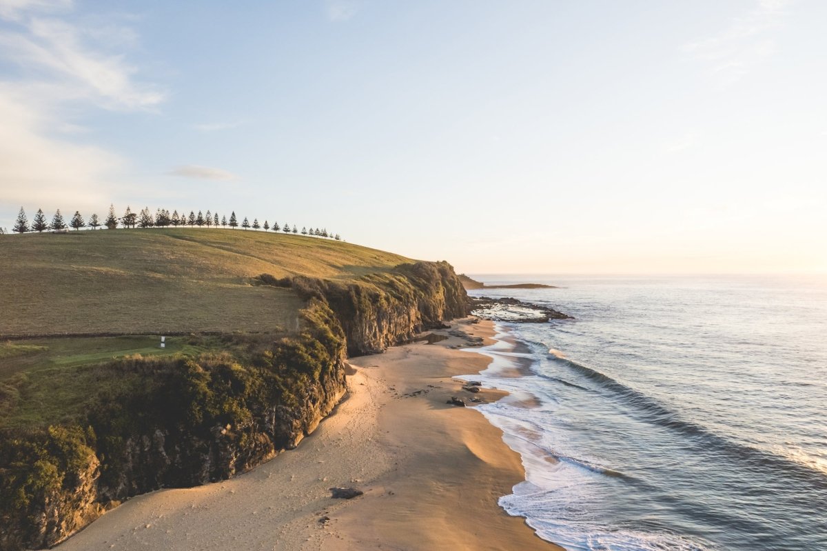 Gerringong "Golden Walkers" Acrylic Block