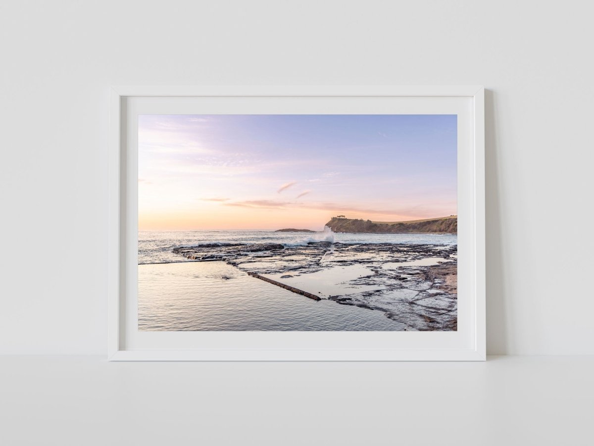 Harbour Hues - A2 Photography Print - Framed in White - Belinda Doyle - Australian Photographer & Resin Artist