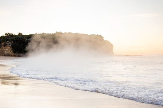 Gerringong "Headland Sea Smoke" Acrylic Block