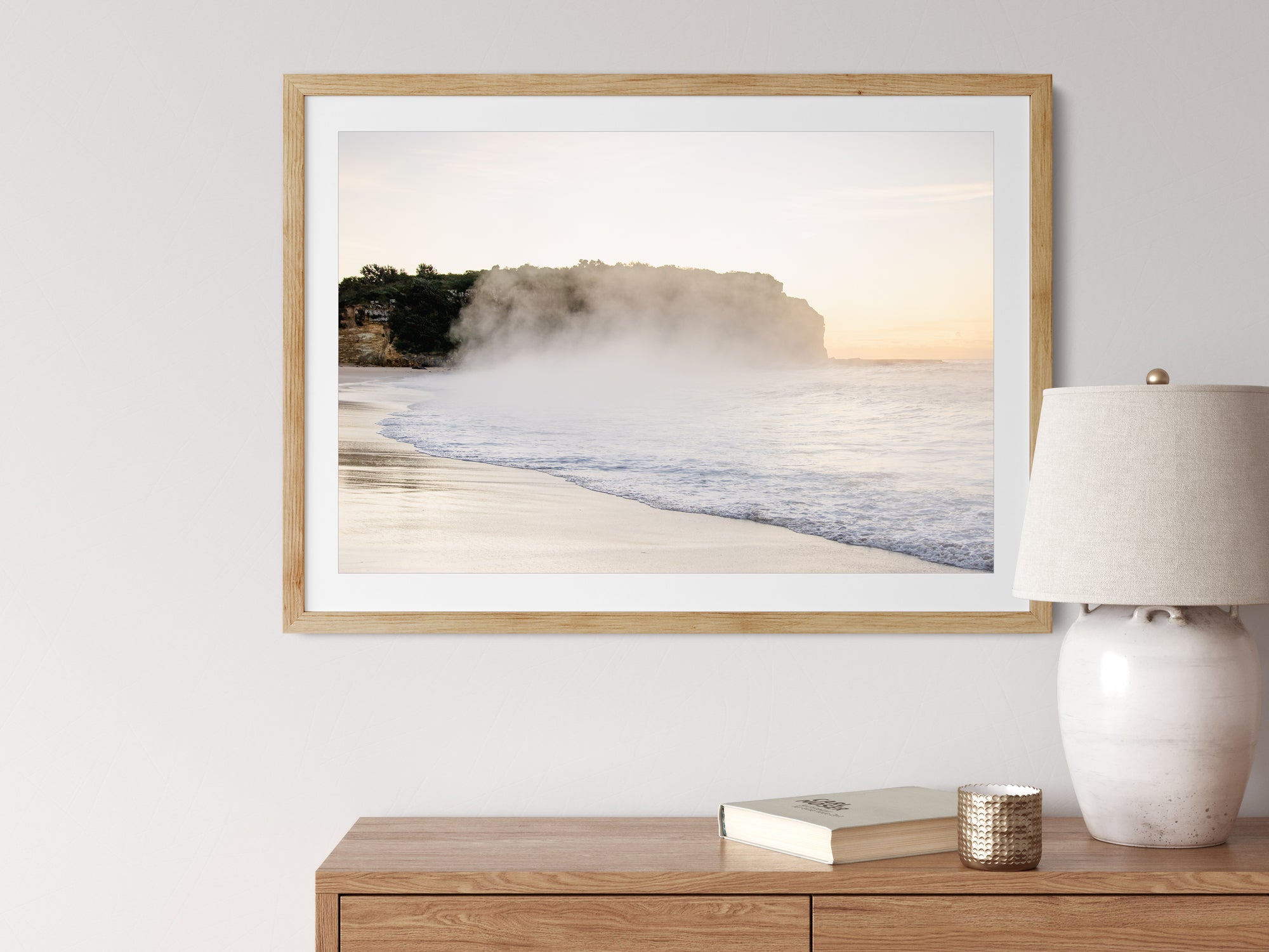 "Headland Sea Smoke" Photography Print - Belinda Doyle - Australian Photographer & Resin Artist