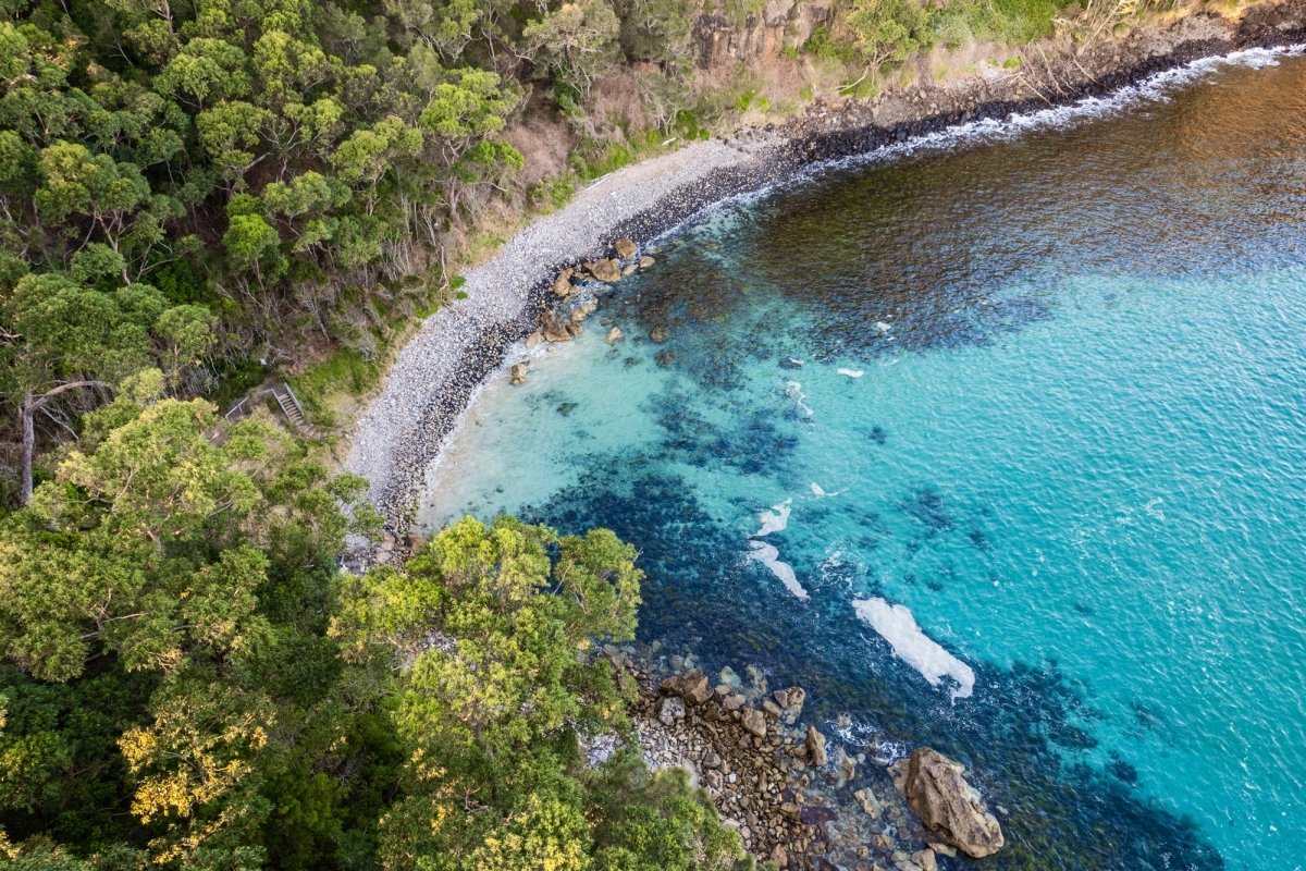 Mollymook "Bannisters Hidden Cove" Acrylic Block - Belinda Doyle - Australian Photographer & Resin Artist