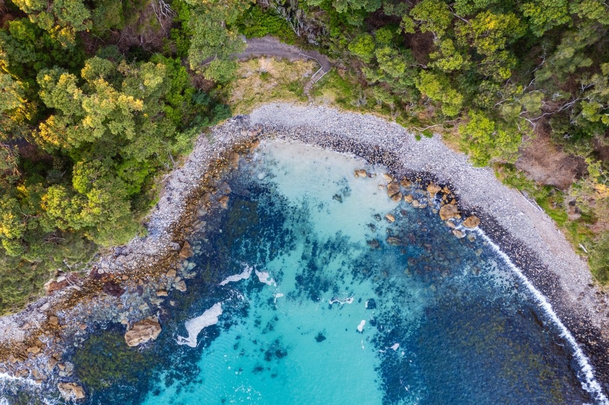 Mollymook "Whispering Cove" Acrylic Block - Belinda Doyle - Australian Photographer & Resin Artist