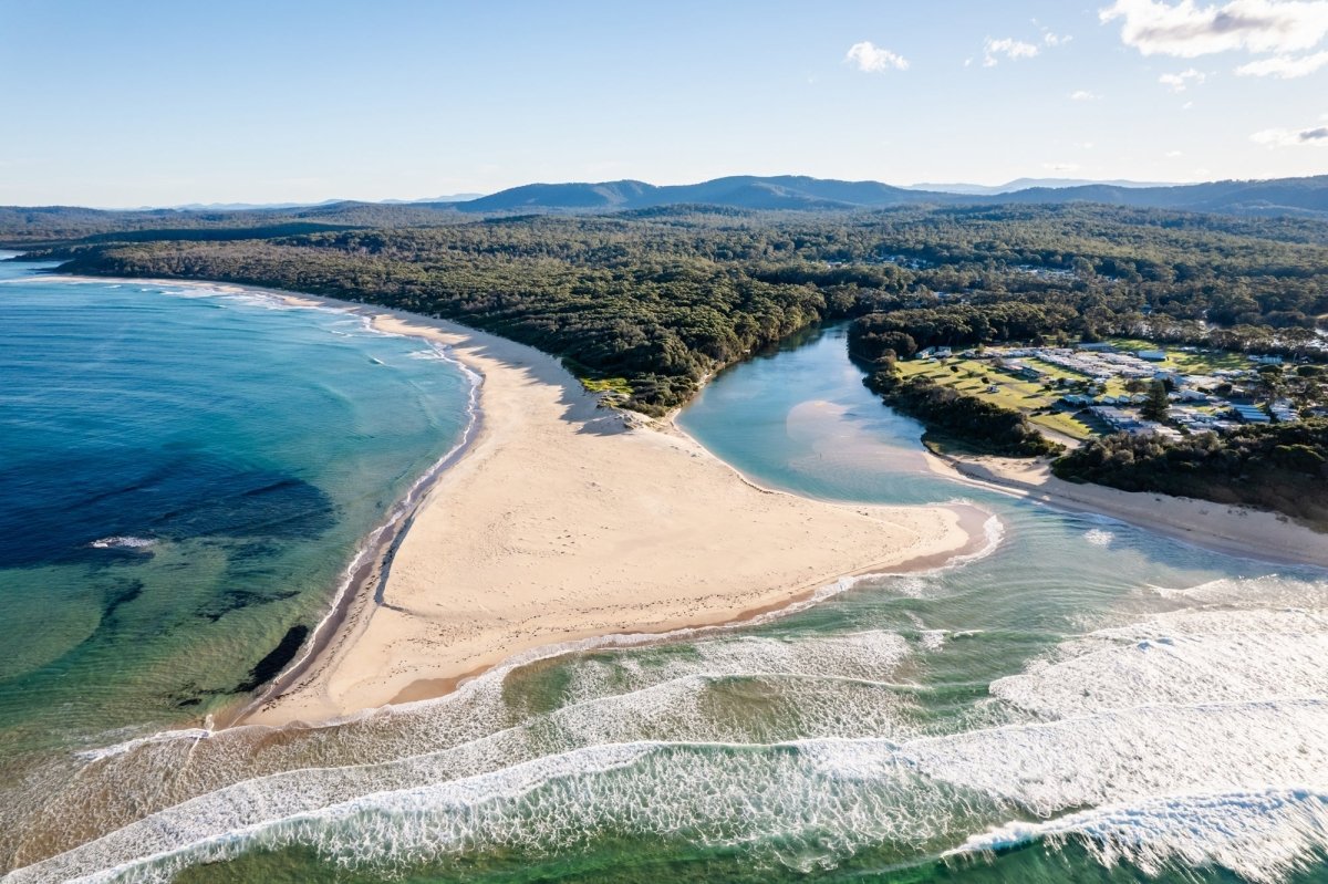Tabourie "High Tide at Tabourie" Acrylic Block - Belinda Doyle - Australian Photographer & Resin Artist