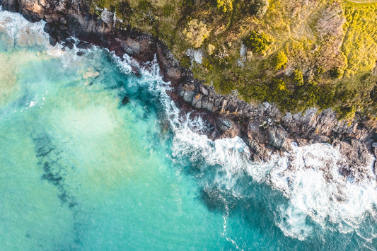 Kiama "Intense Shoreline" Acrylic Block