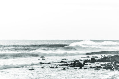 "June Swell at Cowries" BW Photography Print