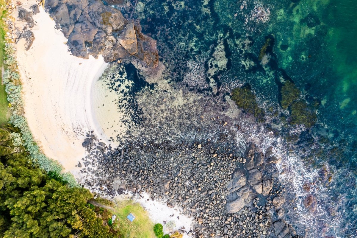Kioloa "Kioloa's Textures" Acrylic Block - Belinda Doyle - Australian Photographer & Resin Artist