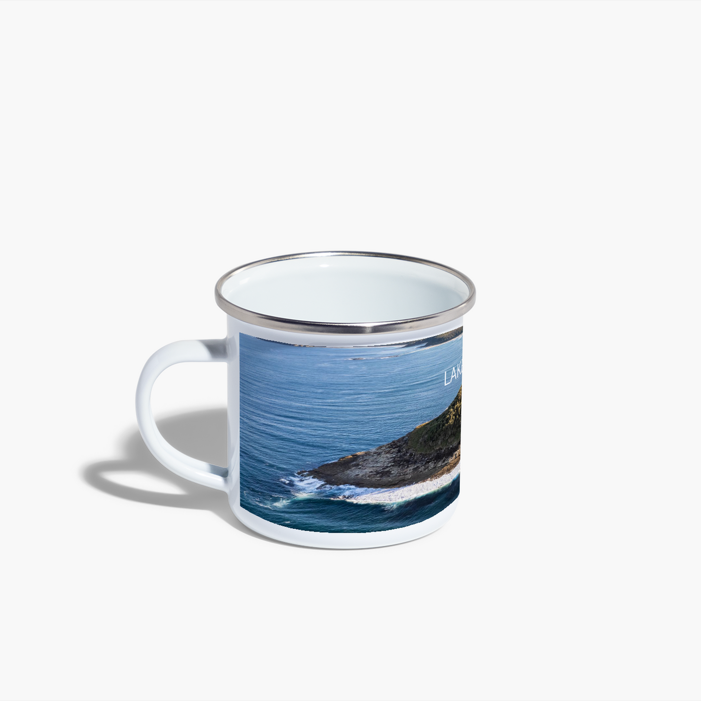 Lake Tabourie Enamel Camping Mug