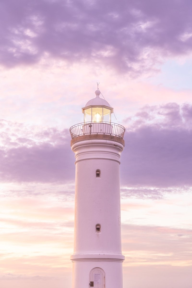 Kiama "Lilac Light" Acrylic Block - Belinda Doyle - Australian Photographer & Resin Artist