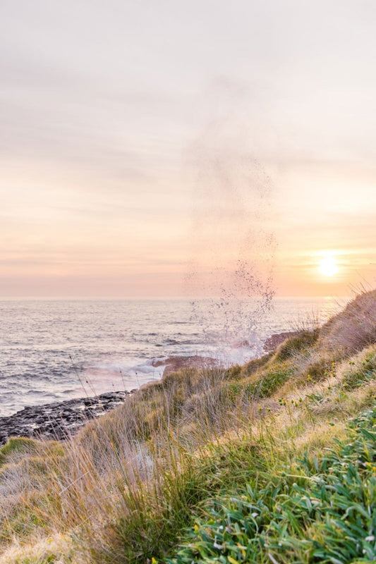 Kiama "Little Blow Hole Bliss" (P) Acrylic Block