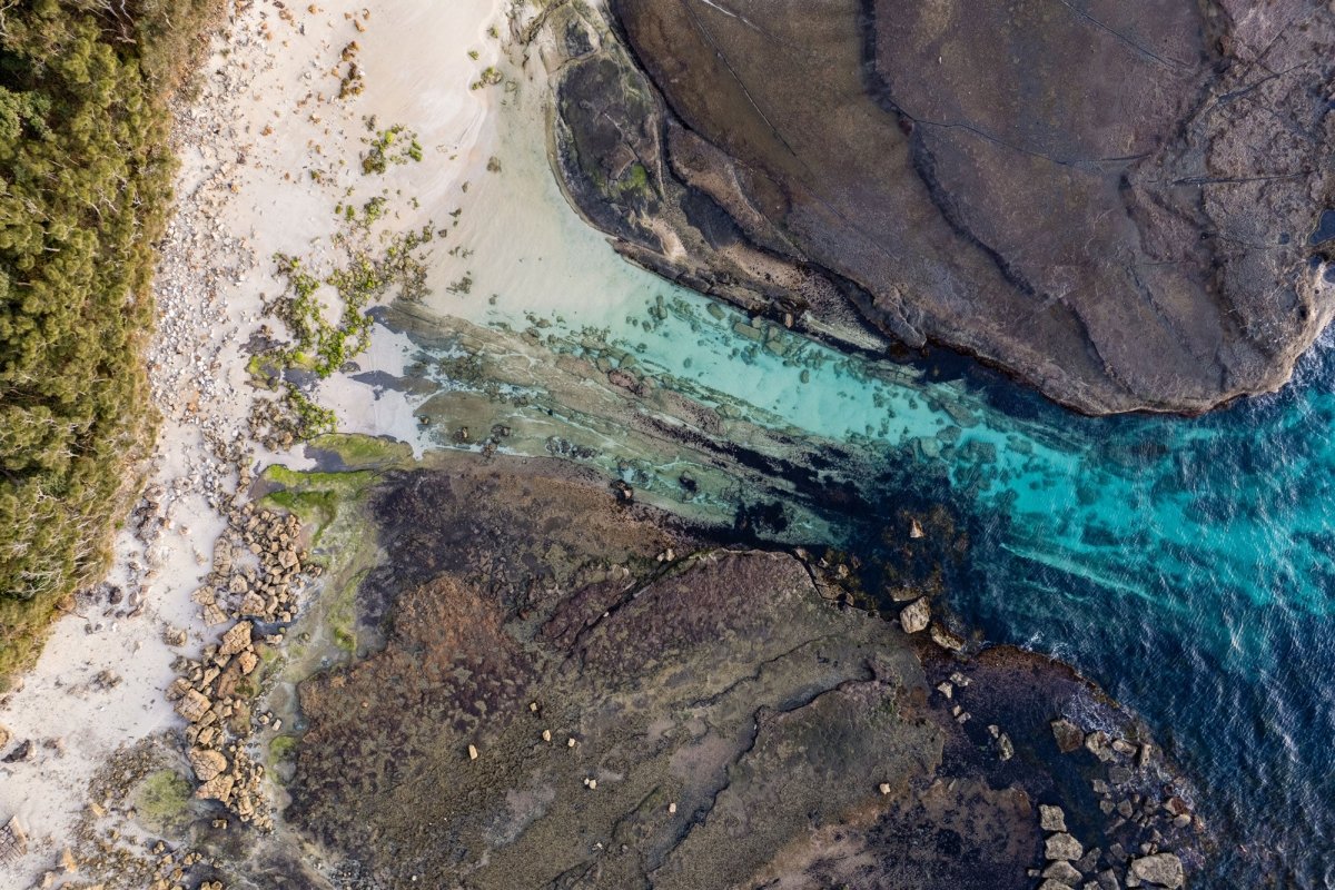 Mollymook "Molly Divide" Acrylic Block - Belinda Doyle - Australian Photographer & Resin Artist